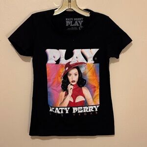 Katy Perry Play Las Vegas Black T-Shirt